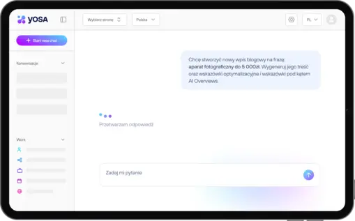 Screenshot YOSA.AI