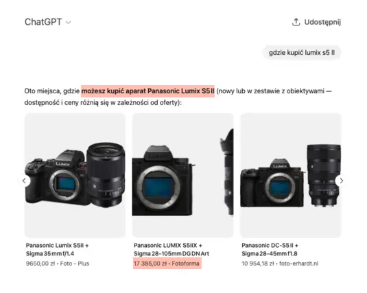 Polecenia przez ChatGPT